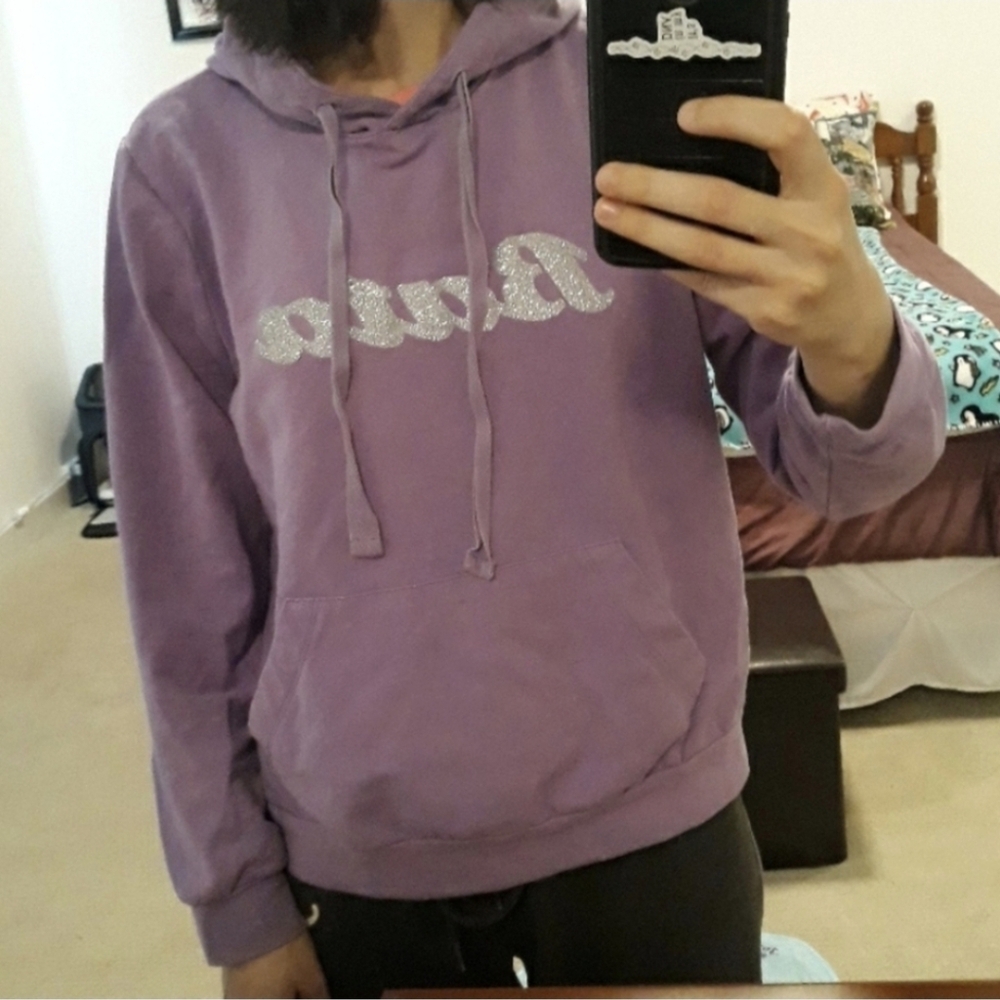 Bata Italian Sweatshirt Hoodie Purple